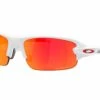 Lunettes Enfant Oakley Flak XXS Matte White / Prizm Ruby / Ref. OJ9008-0958 Blanc / Vert