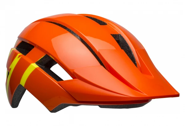 Casque Enfant Bell Sidetrack Orange Jaune 3 Casque Enfant Bell Sidetrack Orange Jaune