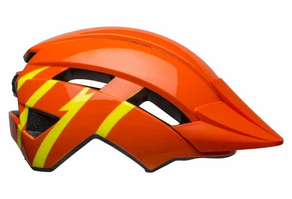 Casque Enfant Bell Sidetrack Orange Jaune 4 Casque Enfant Bell Sidetrack Orange Jaune – Image 2