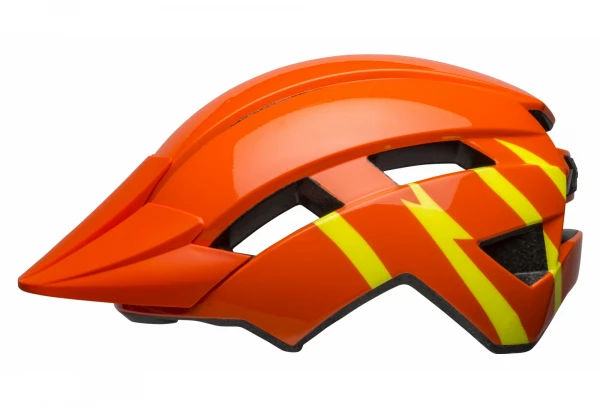 Casque Enfant Bell Sidetrack Orange Jaune 5 Casque Enfant Bell Sidetrack Orange Jaune – Image 3