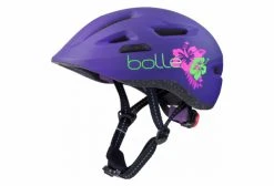 Casque Bollé Junior Stance Violet Flower Mat Noir