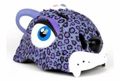 Casque Enfant Crazy Safety Léopard Violet