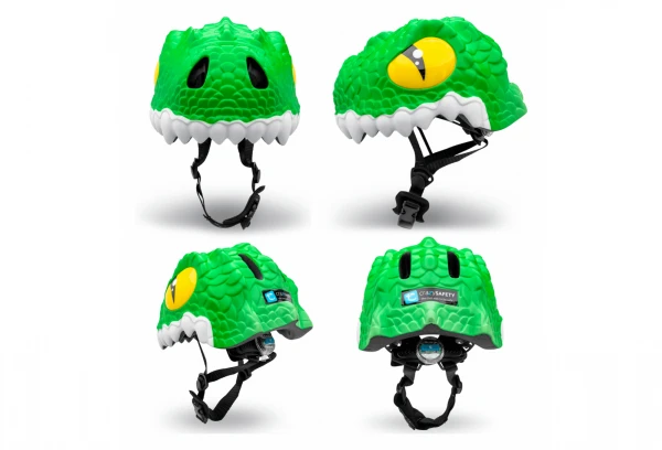 Casque Enfant Crazy Safety Tigre Vert 4 Casque Enfant Crazy Safety Tigre Vert – Image 2