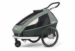 Remorque à Enfant Croozer Vaaya 1 Vert Kaki