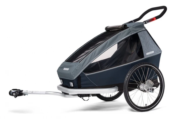 Remorque à Enfant Croozer Vaaya 1 Bleu 3 Remorque à Enfant Croozer Vaaya 1 Bleu