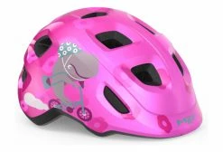 Casque Enfants MET Hooray Mips Rose Brillant