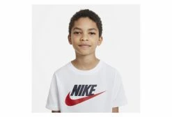 T-Shirt Enfant Nike Sportswear Blanc Bleu Rouge -Cyclo Plaisir Soldes Boutique unnamed file 1638