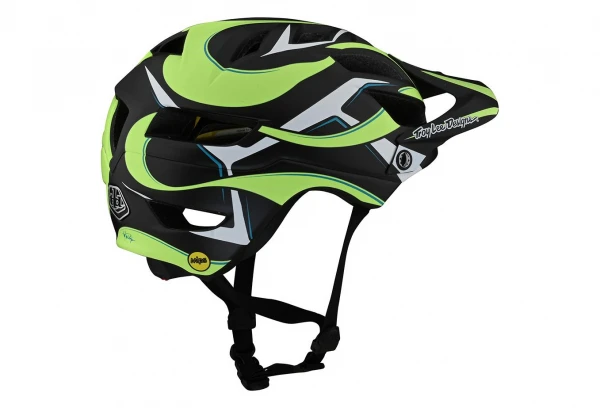 Casque Enfant Troy Lee Designs A1 Mips Welter Noir / Vert 4 Casque Enfant Troy Lee Designs A1 Mips Welter Noir / Vert – Image 2