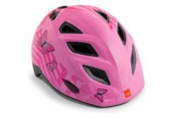 Casque Enfant Met Elfo Papillons / Rose