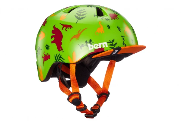Casque Bern Tigre Vert Dino 3 Casque Bern Tigre Vert Dino