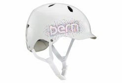 Casque Fille Bern Bandita EPS Blanc Confetti