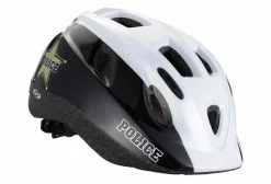 Casque Enfant BBB Boogy Police Noir Blanc