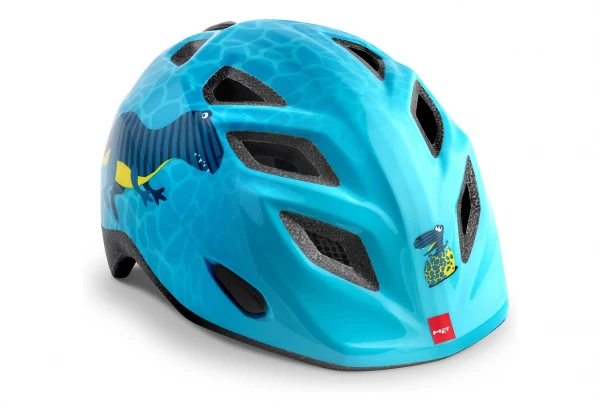 Casque Enfant Met Genio Bleu Dinosaures Brillant 3 Casque Enfant Met Genio Bleu Dinosaures Brillant