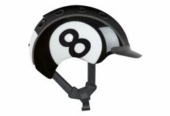 Casque Enfant Casco Mini 2 8 Ball Noir Blanc