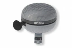 Sonnette De Vélo Basil Noir 60 Mm Argent
