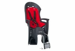 HAMAX Porte-Bébé Arrière SMILEY Gris/Rouge