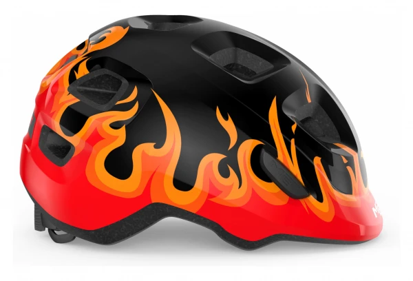 Casque Enfant MET Hooray Noir Rouge 4 Casque Enfant MET Hooray Noir Rouge – Image 2