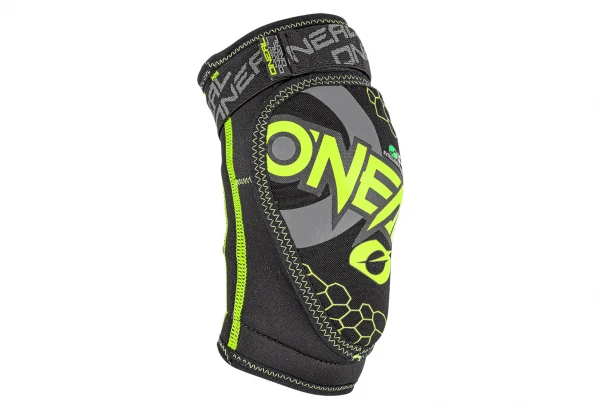 Genouillères Enfant O'neal Dirt Hi-Viz Noir Jaune 4 Genouillères Enfant O'neal Dirt Hi-Viz Noir Jaune – Image 2