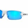 Lunettes Enfant Oakley Flak XXS Matte White / Prizm Sapphire / Ref. OJ9008-0758 Blanc / Rouge