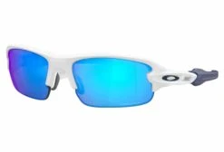 Lunettes Enfant Oakley Flak XXS Matte White / Prizm Sapphire / Ref. OJ9008-0758 Blanc / Rouge