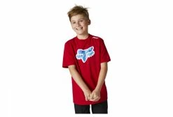 T-Shirt Manches Courtes Enfant Fox KARRERA HEAD Rouge