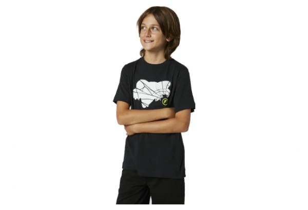 Fox T-Shirt Manches Courtes Shattered Noir 3 Fox T-Shirt Manches Courtes Shattered Noir