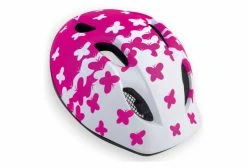 Casque Enfant MET Super Buddy Papillon Blanc Rose 2022