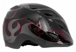 Casque Enfant MET Elfo Noir Rouge -Cyclo Plaisir Soldes Boutique unnamed file 759