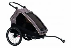 Remorque à Enfant XLC Mono S 20'' Gris Anthracite Beige