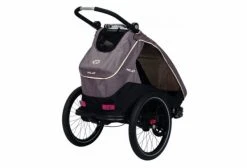 Remorque à Enfant XLC Mono S 20'' Gris Anthracite Beige -Cyclo Plaisir Soldes Boutique unnamed file 935
